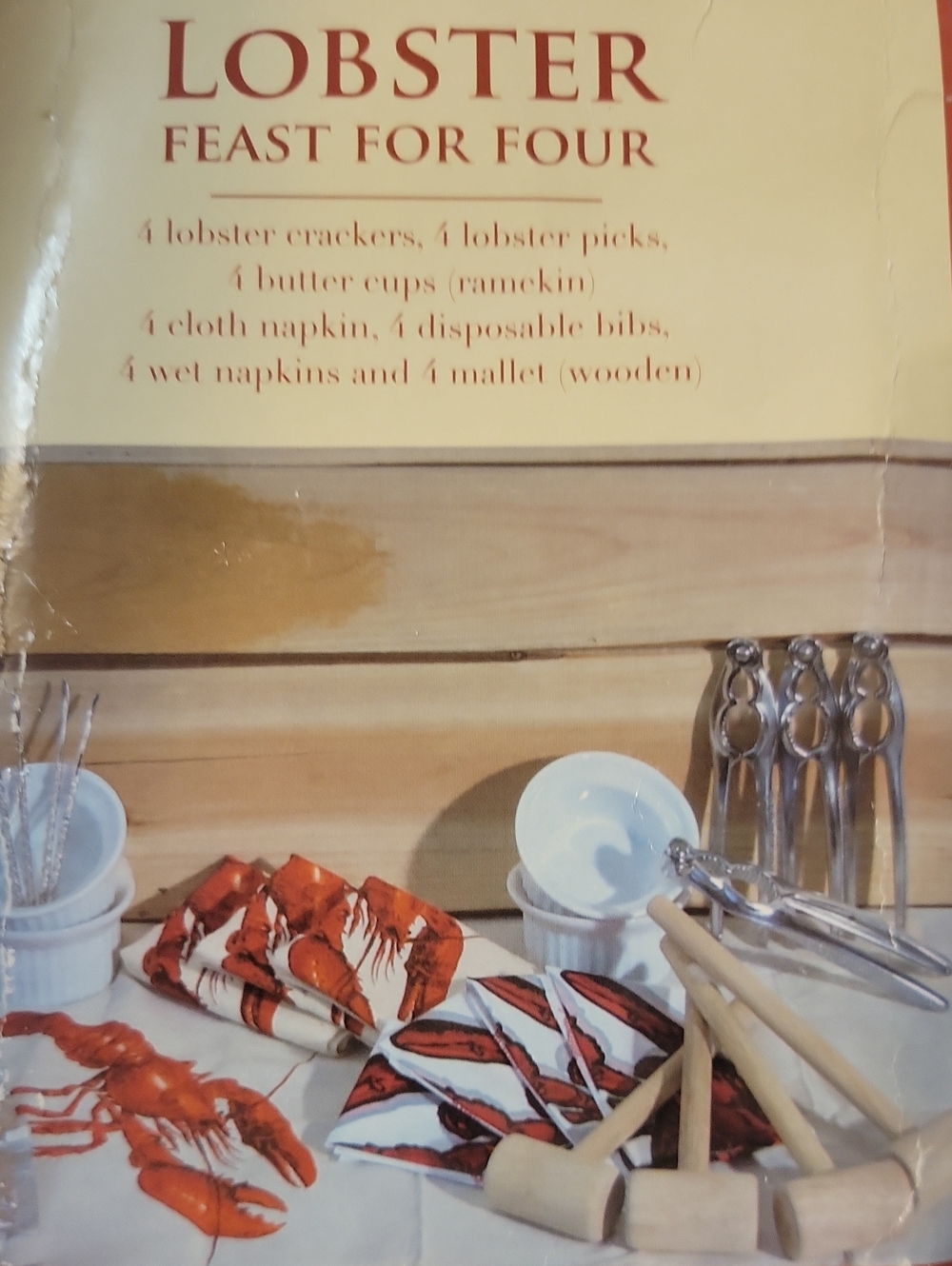 "Lobster Feast" Picnic Set For Four